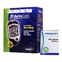 Prodigy Autocode Talking Glucose Meter and Test Strip Combo