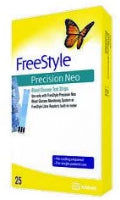 FreeStyle Precision Neo Blood Glucose Test Strips, 25ct
