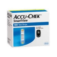 Accu-Chek Smartview Nano Blood Glucose Test Strips, 100CT