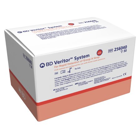 Rapid Test Kit BD Veritor™ System Infectious Disease Immunoassay Strep A Test Throat Swab Sample 30 Tests