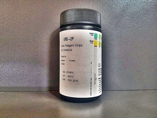 2GP Reagent Urine Test Strips Glucose/Protein (Pack of 100)